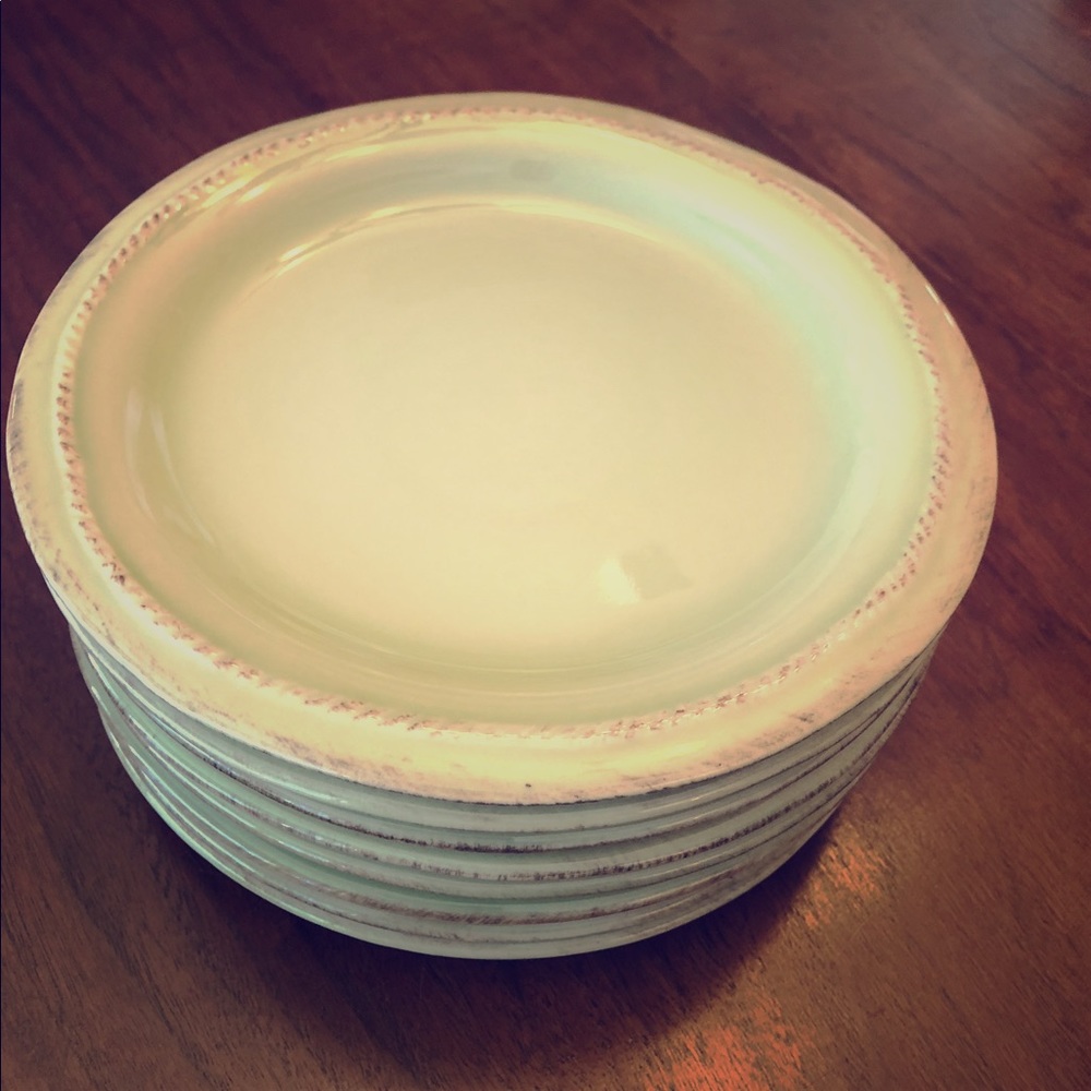 Juliska Berry Thread 7” Side Plate Green qty 4